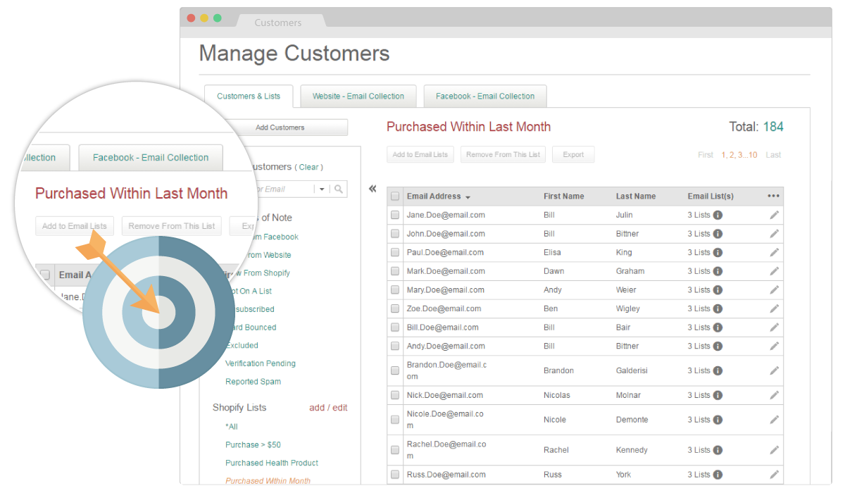 Send targeted emails to pharmacy patients in SnapRx with list segmentation