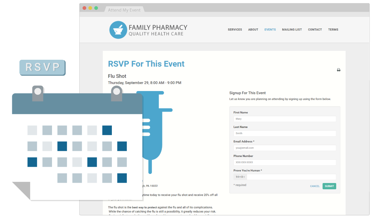 Drive traffic to your pharmacy with an in-store event